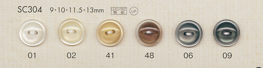 SC304 DAIYA BUTTONS زر بوليستر بمظهر الصدف[أزرار] DAIYA BUTTON