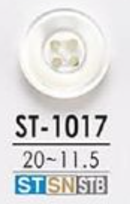 ST1017 زر لامع بأربع فتحات من Takase Shell[أزرار] IRIS