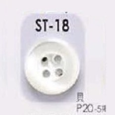 ST18 زر صدف Takase بأربعة ثقوب[Buttons] IRIS