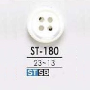 ST180 زر صدفي Takase بأربعة ثقوب[أزرار] IRIS