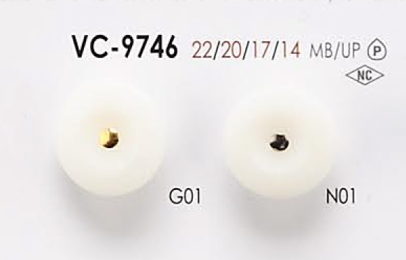 VC9746 زر Pin Curl قابل للتلوين[أزرار] IRIS