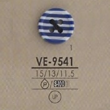 VE9541 زر بخياطة بأربع فتحات من راتنج البوليستر[أزرار] IRIS