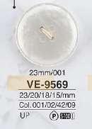 VE9569 زر بأربعة ثقوب من راتنج البوليستر[أزرار] IRIS