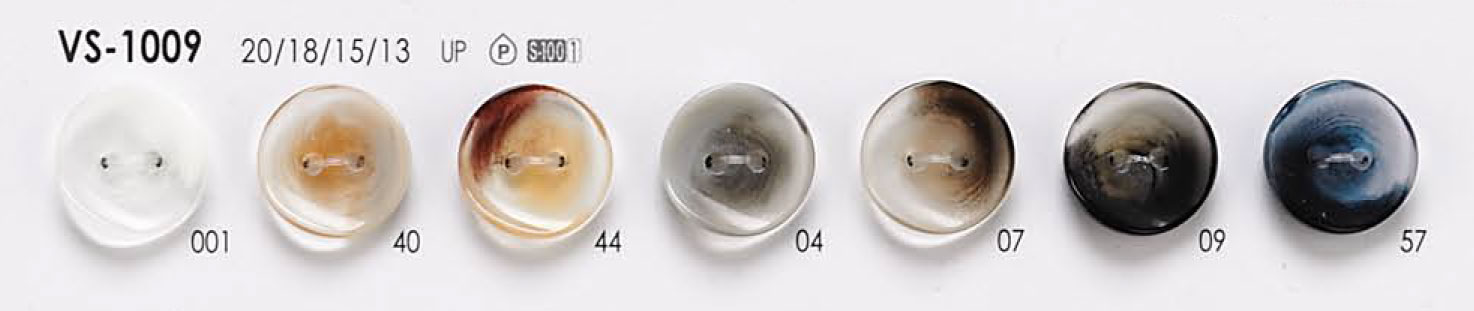 VS1009 زر من راتنج البوليستر[Buttons] IRIS