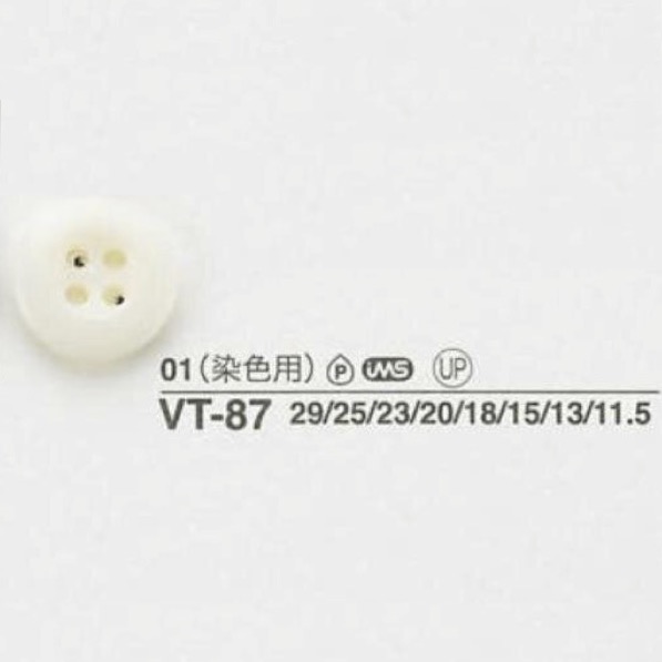 VT87 زر من راتنج البوليستر بأربع فتحات[أزرار] IRIS