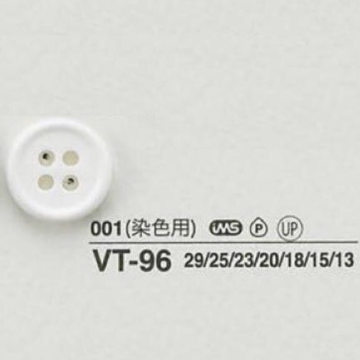 VT96 زر براتنج بوليستر بأربع ثقوب[أزرار] IRIS