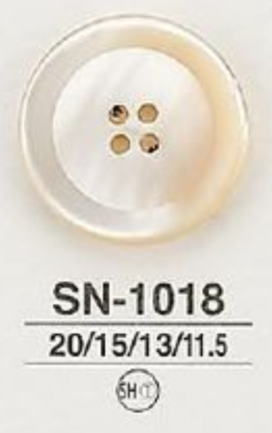 SN1018 زر Takase Shell اللامع بأربع ثقوب[أزرار] IRIS