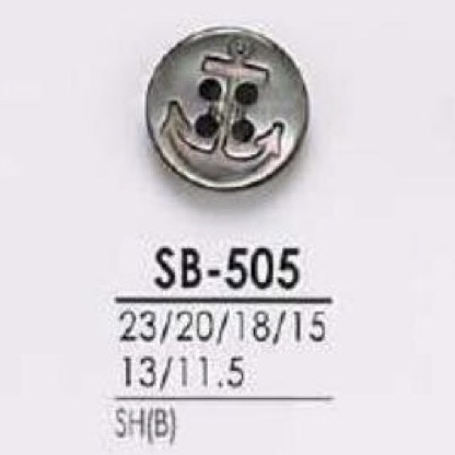 SB505 زر 4 ثقوب من صدفة أم اللؤلؤ السوداء[أزرار] IRIS