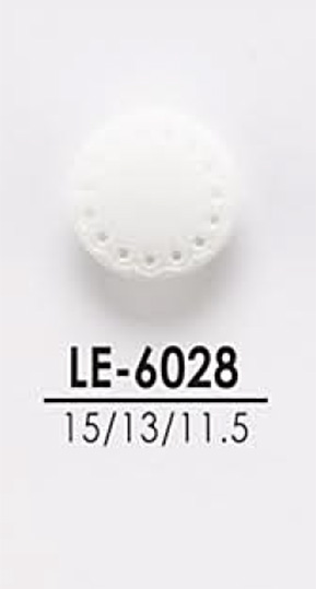 LE6028 أزرار قابلة للصباغة، من القمصان إلى المعاطف IRIS