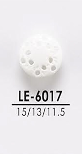 LE6017 أزرار قابلة للتلوين للقمصان والمعاطف IRIS