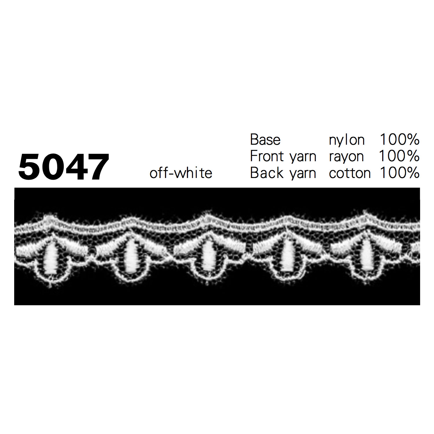 5047 دانتيل التول Kyowa Lace
