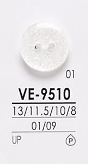 VE9510 أزرار قمصان سوداء وقابلة للتلوين IRIS