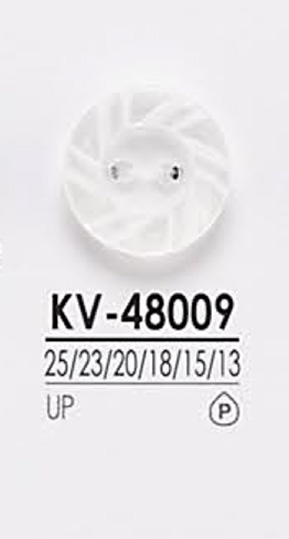 KV48009 زر بوليستر بسيط ذو فتحتين[أزرار] IRIS