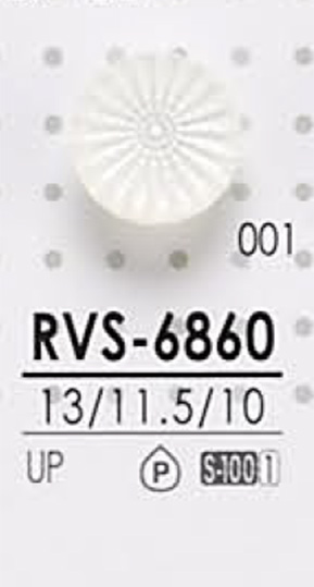 RVS6860 زر بوليستر للصباغة[أزرار] IRIS