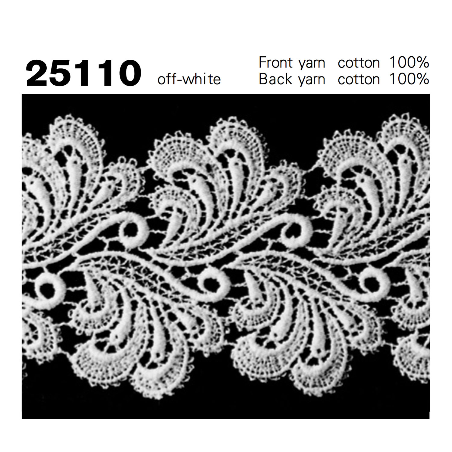 25110 دانتيل كيميائي Kyowa Lace