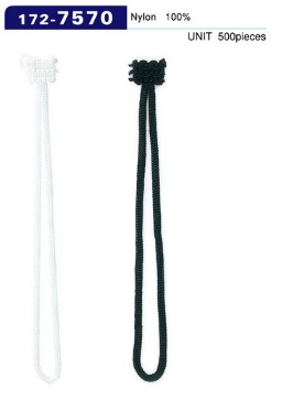 172-7570 حلقة زر، نوع Rillian، الطول الكلي 83 mm (الكمية: 500)[Button Loop / Frog Button] DARIN