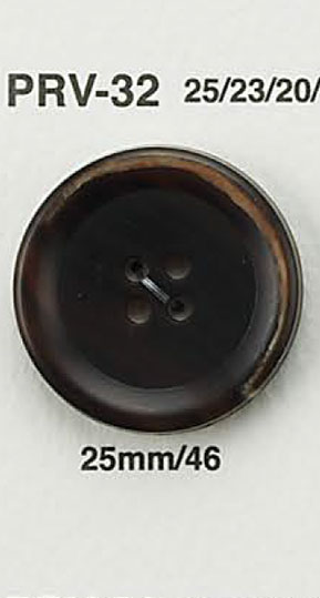 PRV32 زر مسطح على طراز الجاموس[أزرار] IRIS