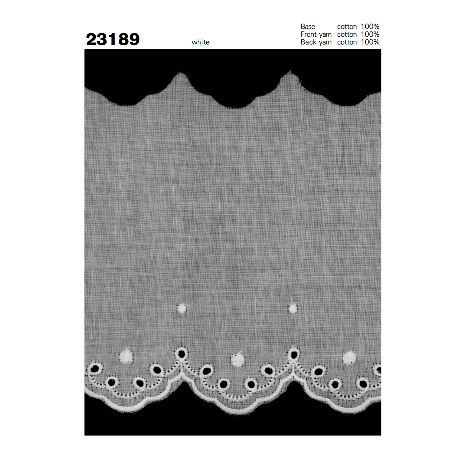 23189 دانتيل قطني[Lace] Kyowa Lace