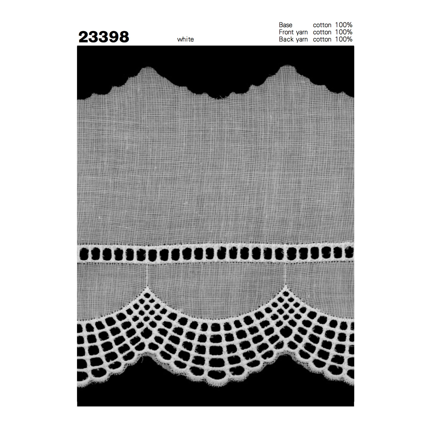 23398 دانتيل قطني Kyowa Lace