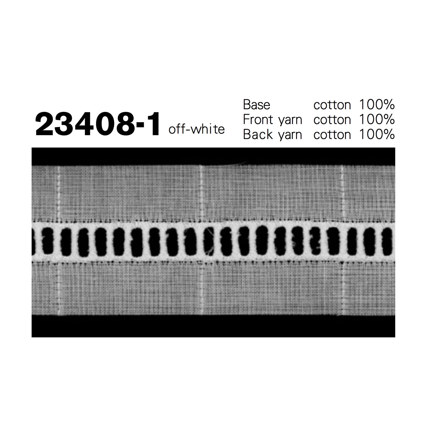 23408-1 دانتيل إدخال ضيق من القطن Kyowa Lace