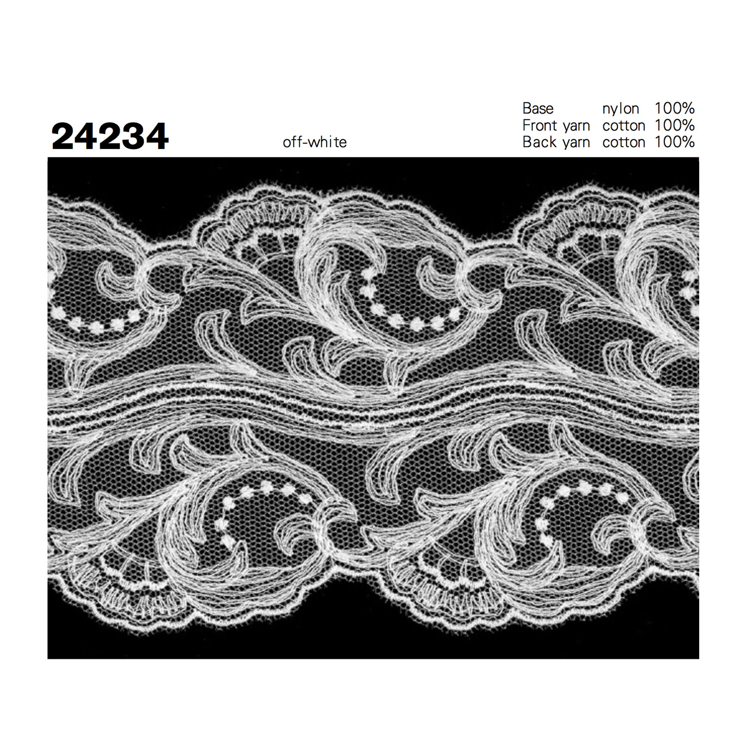 24234 دانتيل تول Kyowa Lace