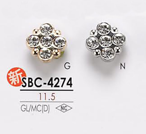 SBC4274 زر بحجر كريستال[أزرار] IRIS