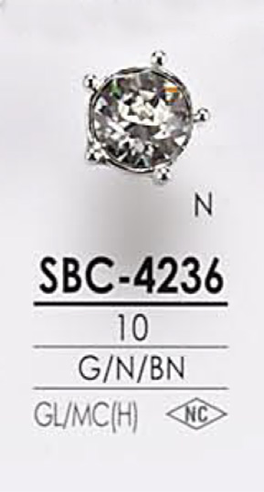 SBC4236 زر حجر كريستال[Buttons] IRIS