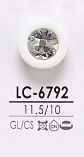 LC6792 زر كريستال قابل للتلوين[أزرار] IRIS