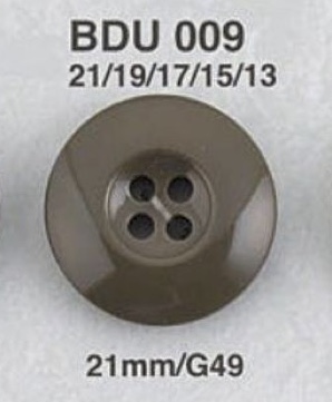 BDU009 زر بأربعة ثقوب من راتنج البوليستر[Buttons] IRIS