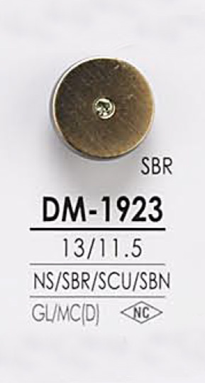 DM1923 زر بحجر كريستالي بنمط Pin-curl[Buttons] IRIS