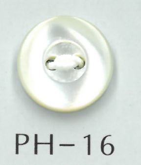 PH16 زر صدفي ذو فتحتين بحافة[أزرار] Sakamoto Saji Shoten
