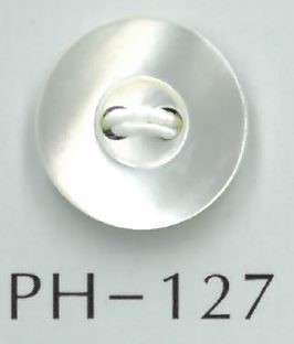 PH127 زر صدفي غائر ذو فتحتين[Buttons] Sakamoto Saji Shoten