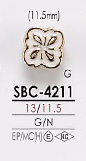 SBC4211 زر معدني للصباغة[أزرار] IRIS
