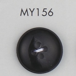 MY156 زر بوليستر بنمط قرن الجاموس بأربعة ثقوب[أزرار] DAIYA BUTTON