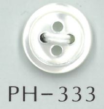 PH333 زر صدف بحافة مستديرة بأربع فتحات[أزرار] Sakamoto Saji Shoten