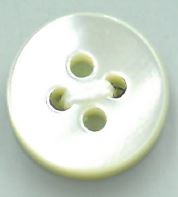 T1003 زر صدف مسطح بأربعة ثقوب بسماكة 3 مم[Buttons] Sakamoto Saji Shoten