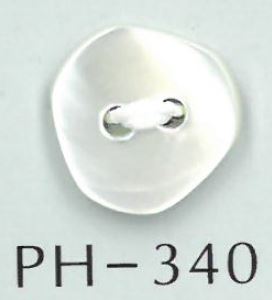 PH340 زر صدف باروكي بفتحتين[أزرار] Sakamoto Saji Shoten