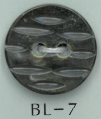 BL-7 زر صدف منقوش بفتحتين[أزرار] Sakamoto Saji Shoten
