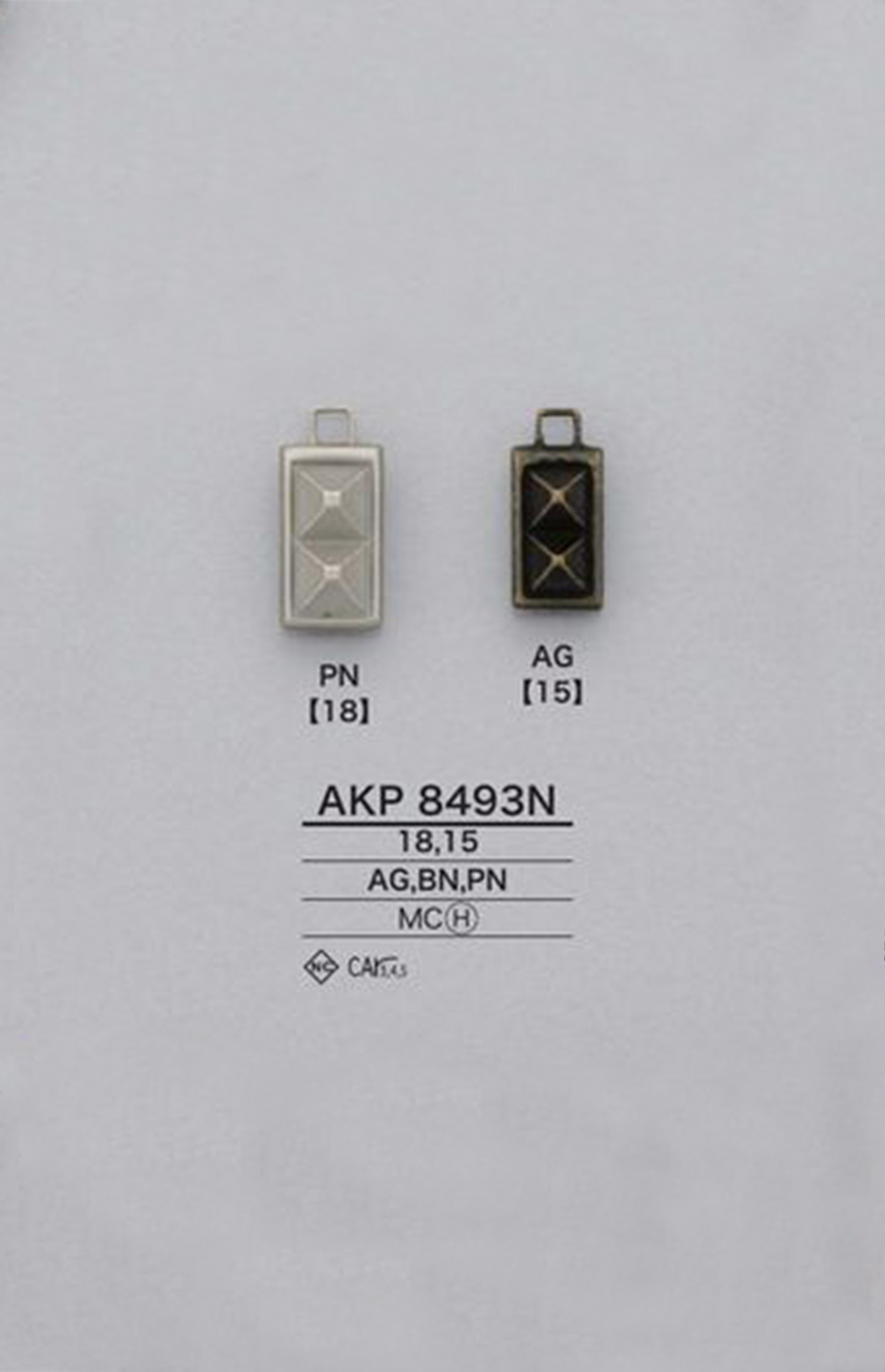 AKP8493N مسامير سحاب (لسان السحب) IRIS