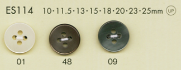 ES114 DAIYA BUTTONS زر بوليستر بنمط الصدفة[Buttons] DAIYA BUTTON
