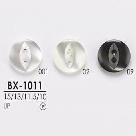 BX1011 زر من راتنج البوليستر بفتحتين[Buttons] IRIS