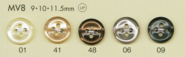 MV8 DAIYA BUTTONS زر بوليستر بمظهر الصدف[Buttons] DAIYA BUTTON