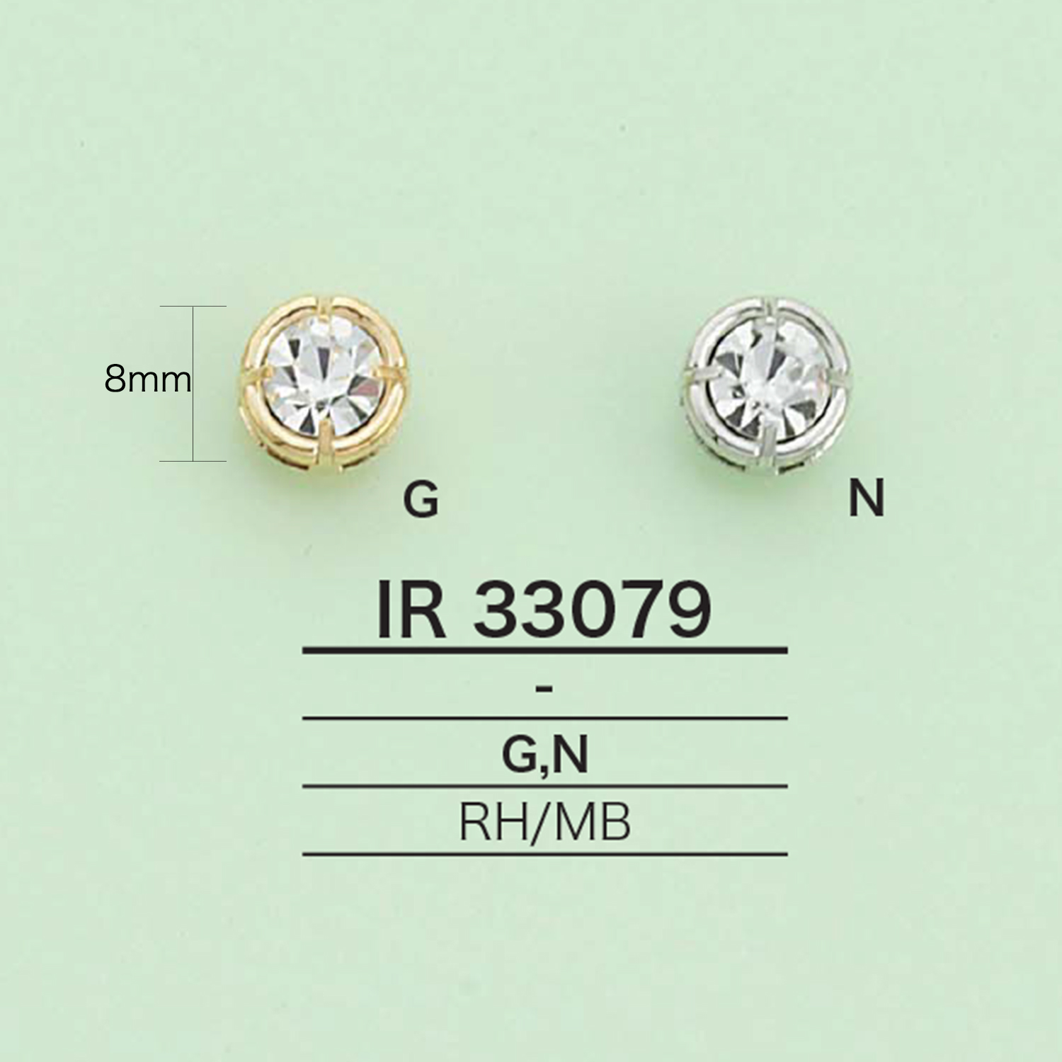 IR33079 تعليقة دائرية مرصعة بأحجار الراين[Other Miscellaneous Goods] IRIS