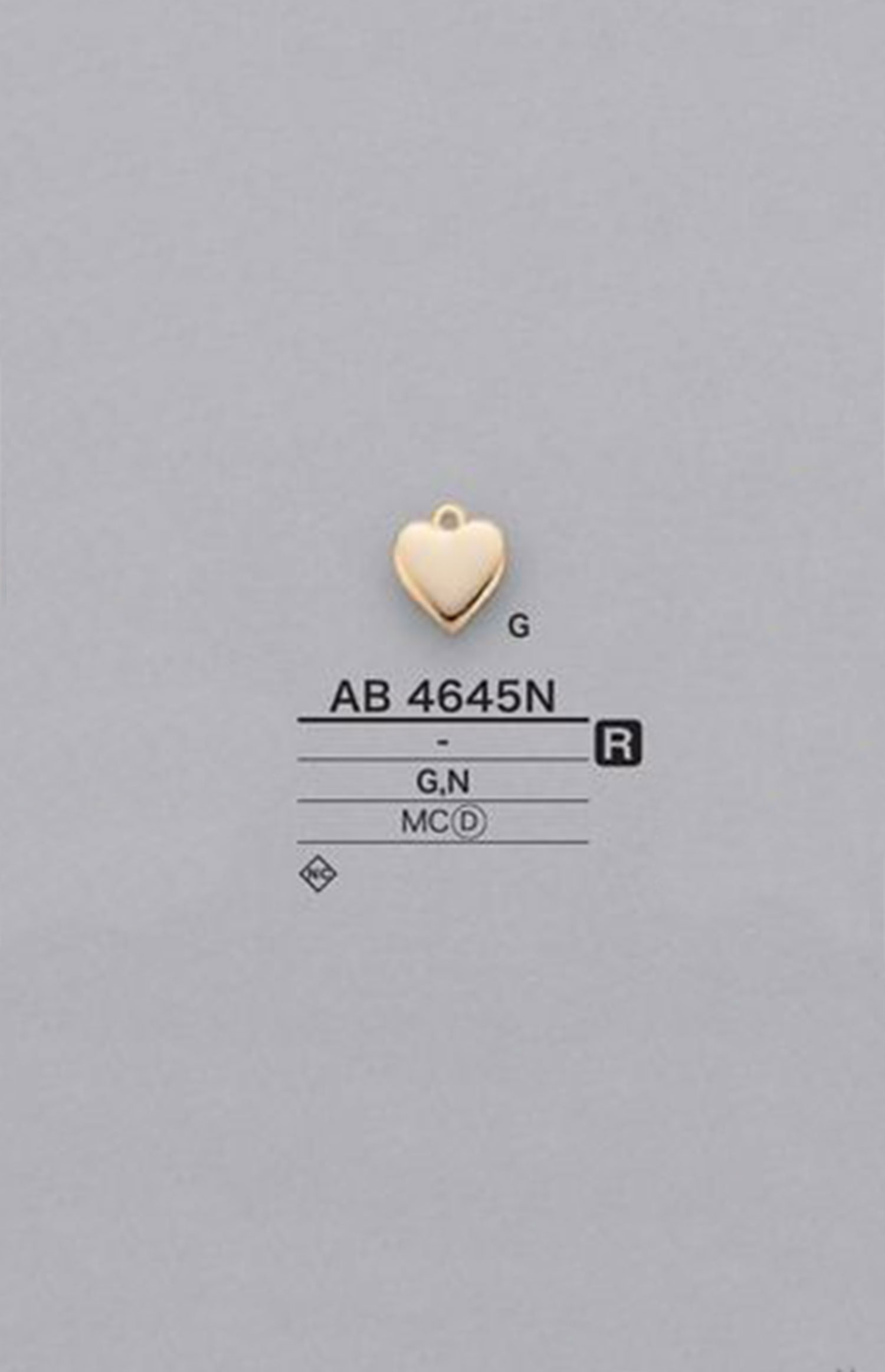 AB4645N قطعة زخرفية على شكل قلب[Other Miscellaneous Goods] IRIS