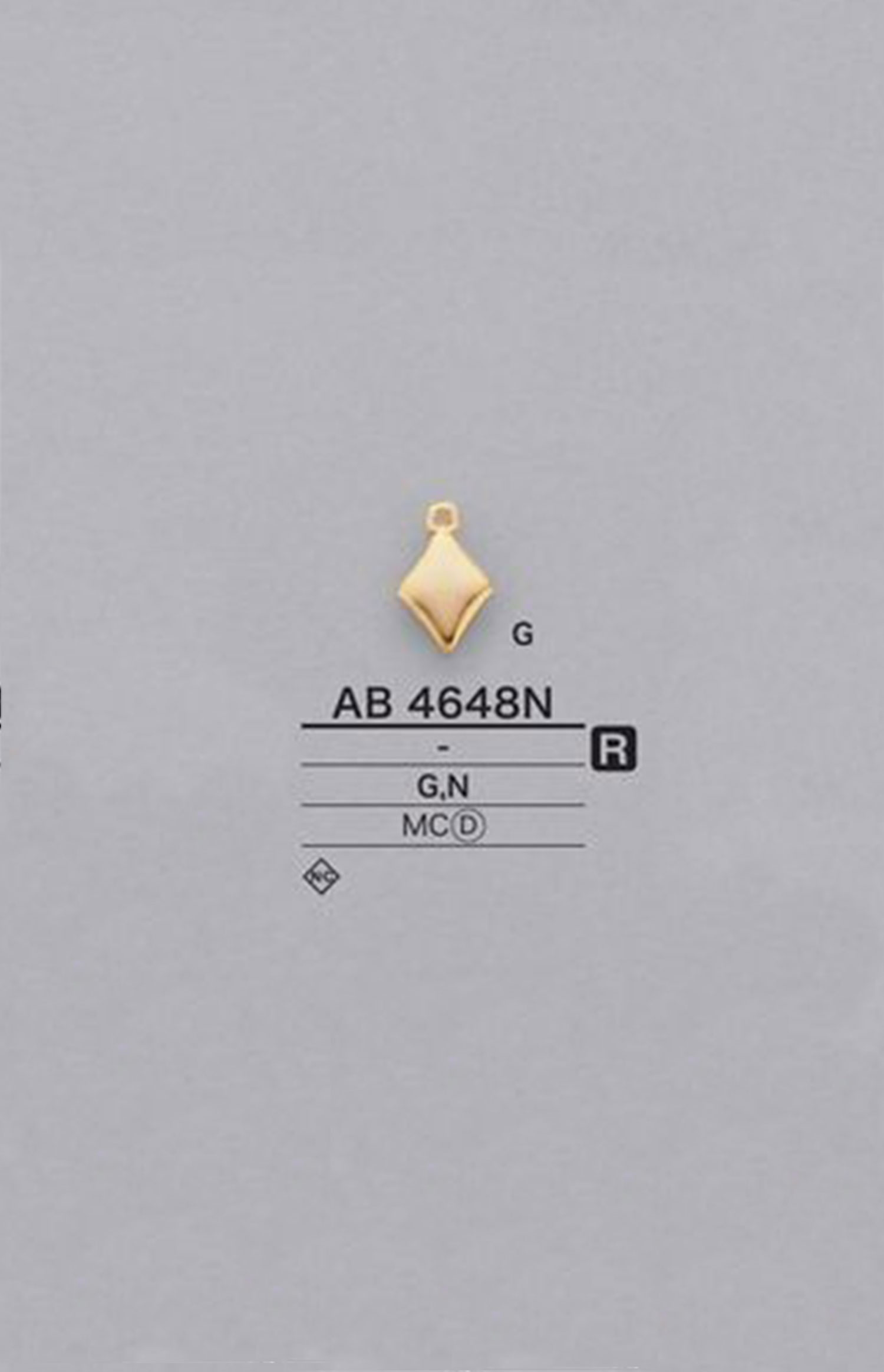 AB4648N قطع زخرفية على شكل ماسة[Other Miscellaneous Goods] IRIS