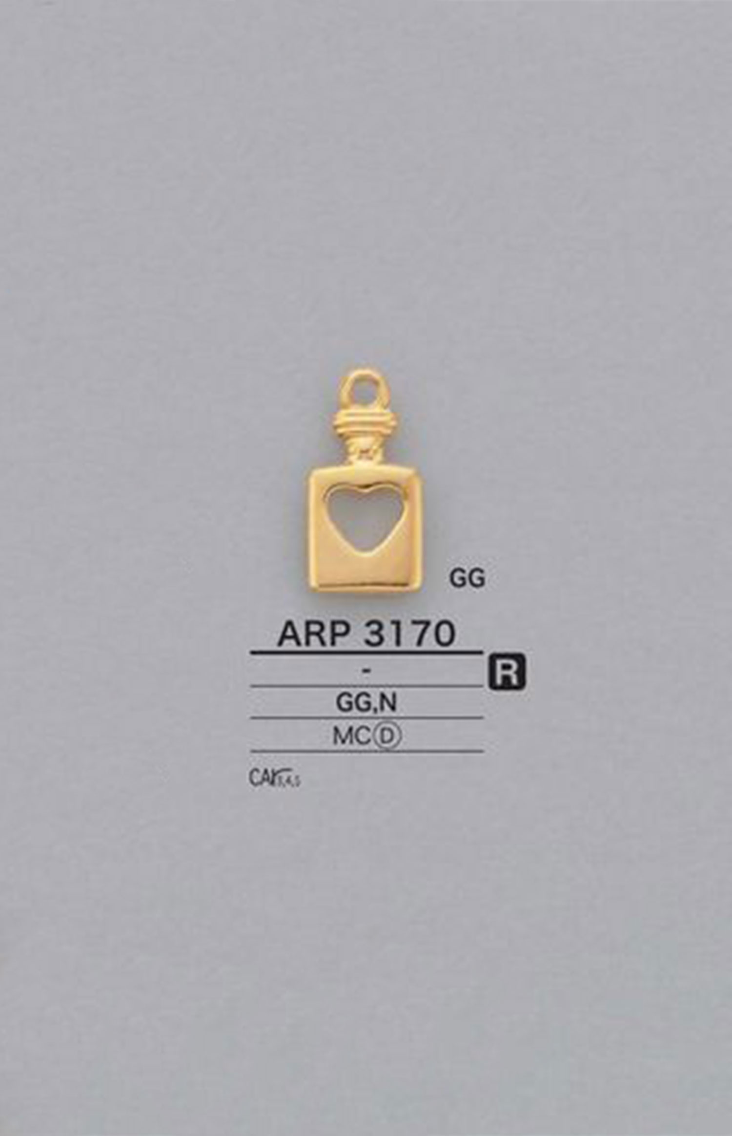 ARP3170 لسان سحاب على شكل قلب[Zipper] IRIS