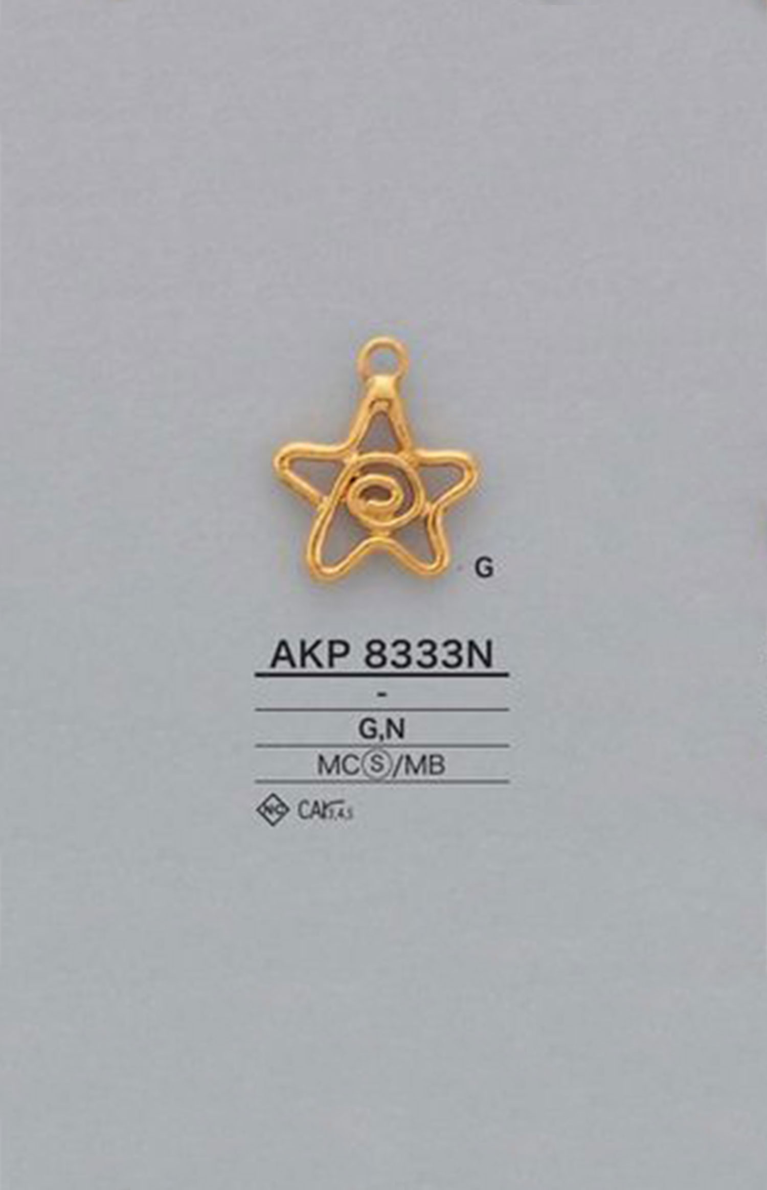 AKP8333N لسان سحاب نجمة[Zipper] IRIS