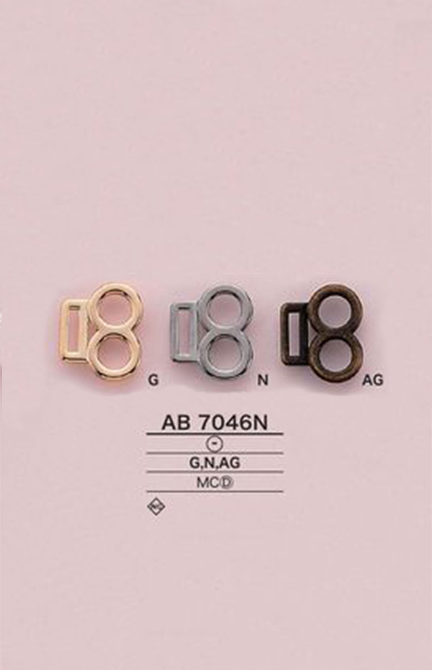 AB7046N مستلزمات الحزام[أبازيم وحلقات] IRIS