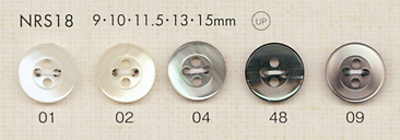 NRS18 DAIYA BUTTONS زر بوليستر بمظهر الصدف[Buttons] DAIYA BUTTON
