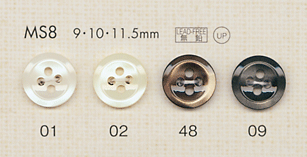 MS8 DAIYA BUTTONS أزرار بوليستر على شكل الصدف[Buttons] DAIYA BUTTON
